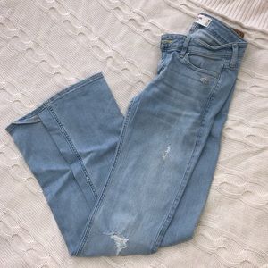 Hollister Destroyed Bootcut Jeans